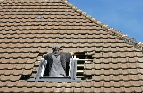 Pose de velux - Leyment